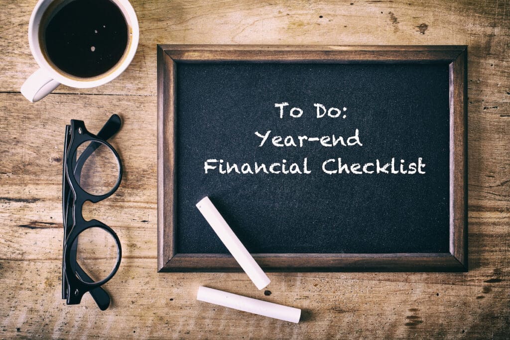 year-end financial checklist